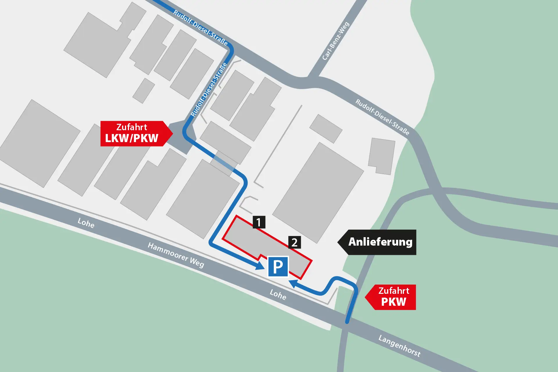 Lageplan Rudolf-Diesel-Straße 16