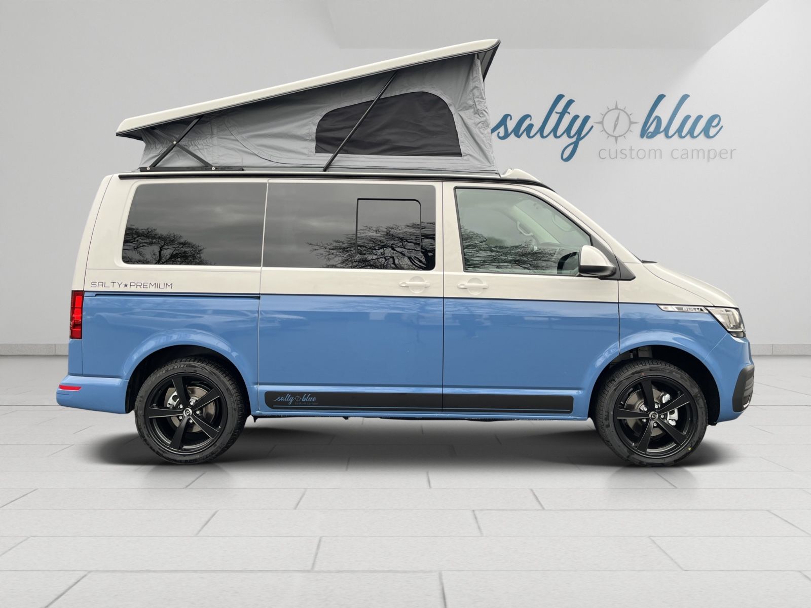 Volkswagen T6.1 DSG LED Salty Blue Premium Neuwagen, Dach